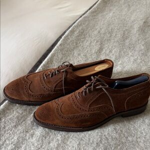 Brown Suede Men's Brogues by Allen Edmonds